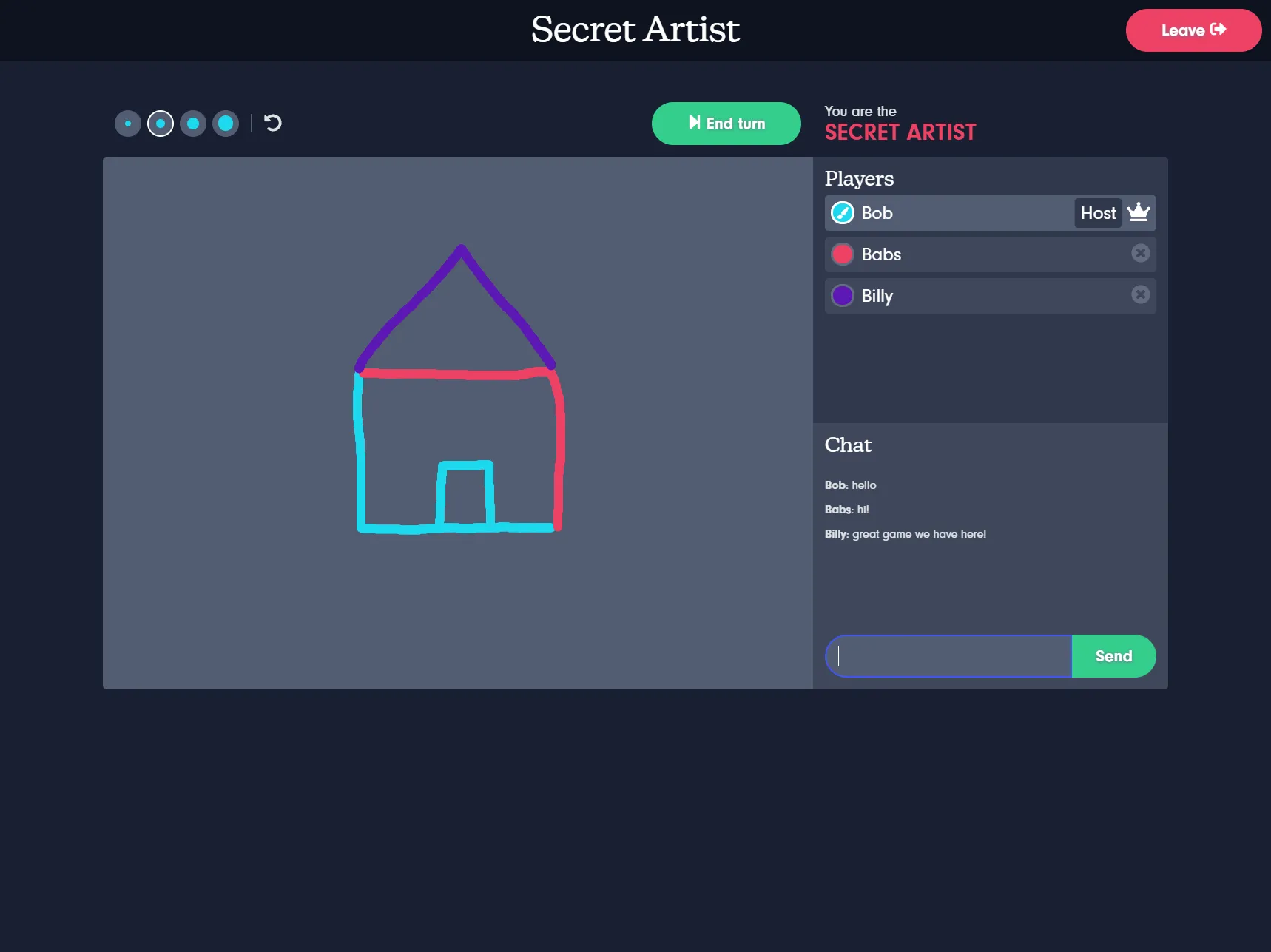 Secret Artist Website