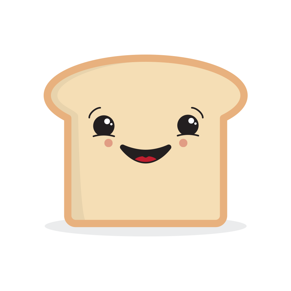Bread For Breakfast - Toast Mascot