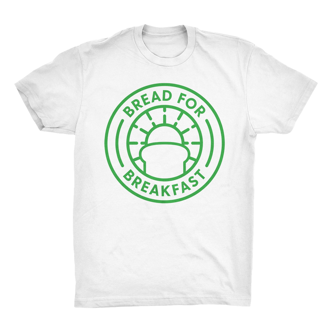 Bread For Breakfast - T-Shirt Outline Logo Bread For Breakfast - T-Shirt Outline Logo