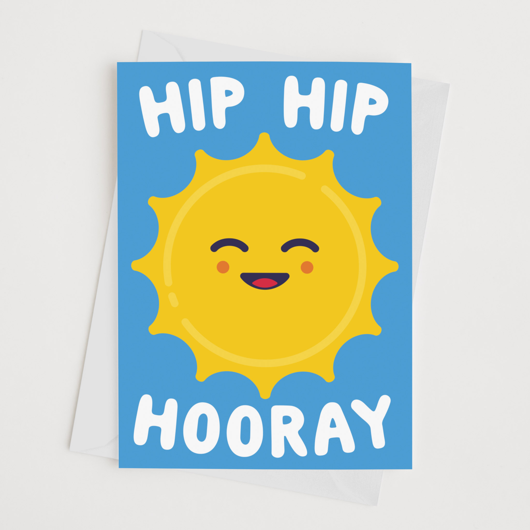Greeting card - Hip Hip Hooray